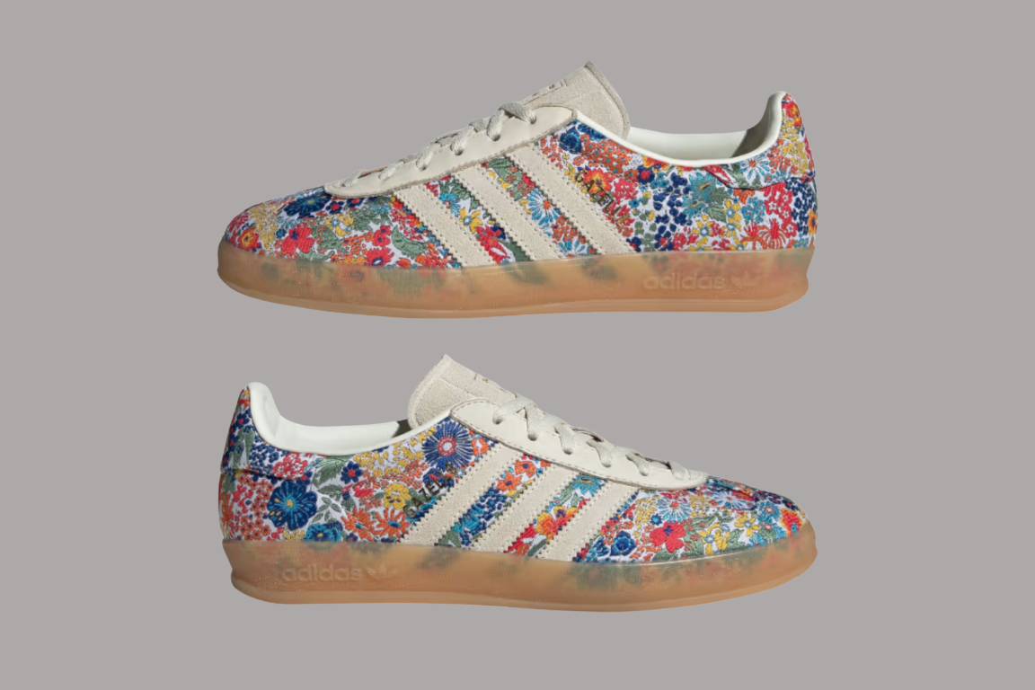 London Off-White Gold Sneakers