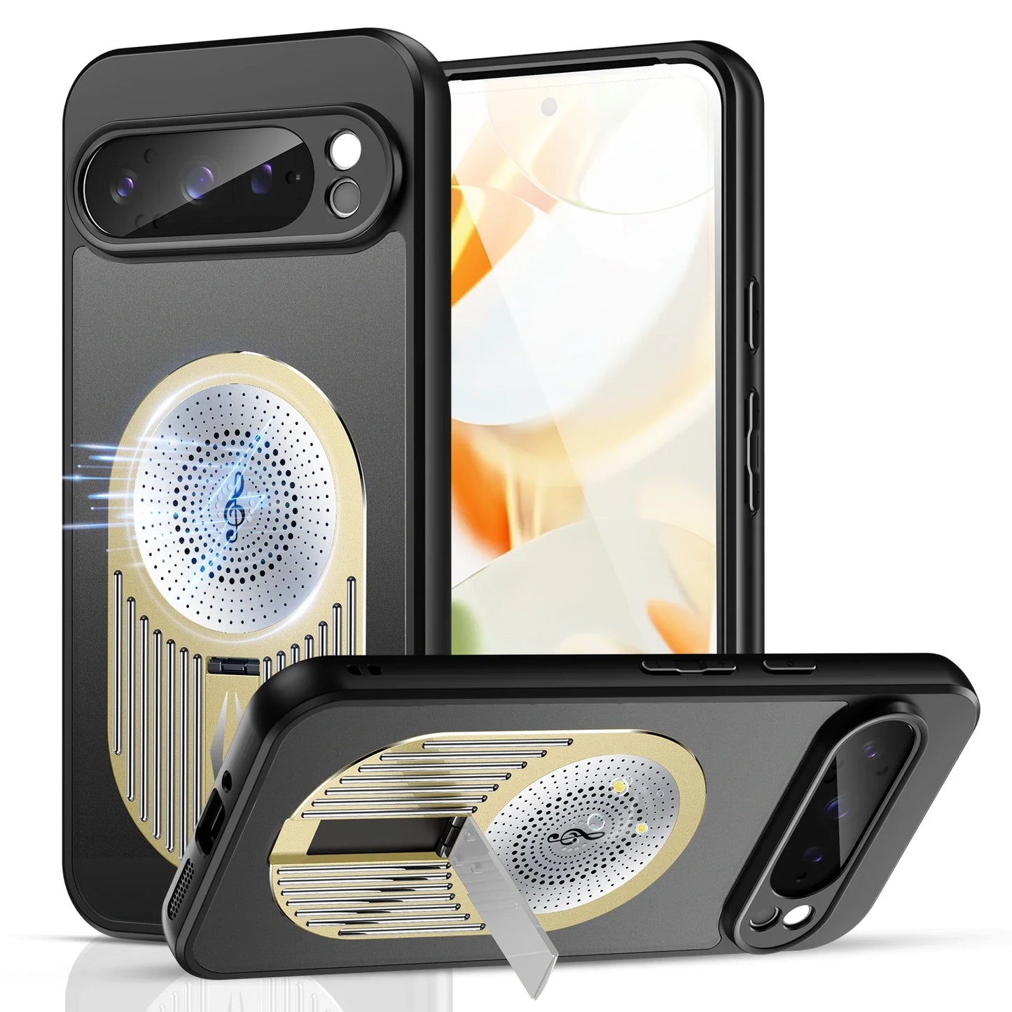 Shockproof Magnetic Case with Stand For Google Pixel 9 Series