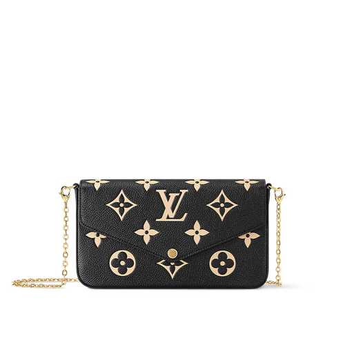 Felicie Pouch Black Beige