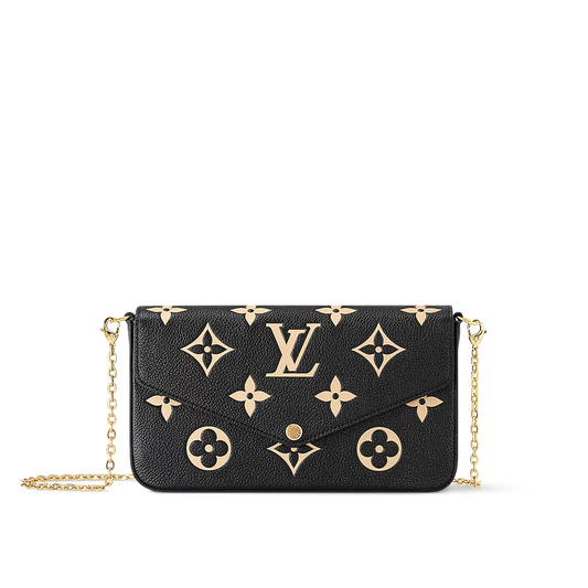 Felicie Pouch Black Beige