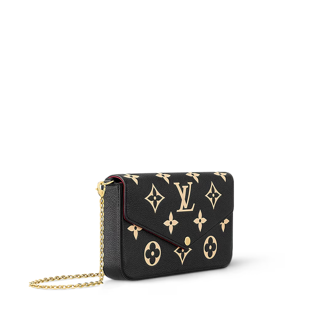 Felicie Pouch Black Beige