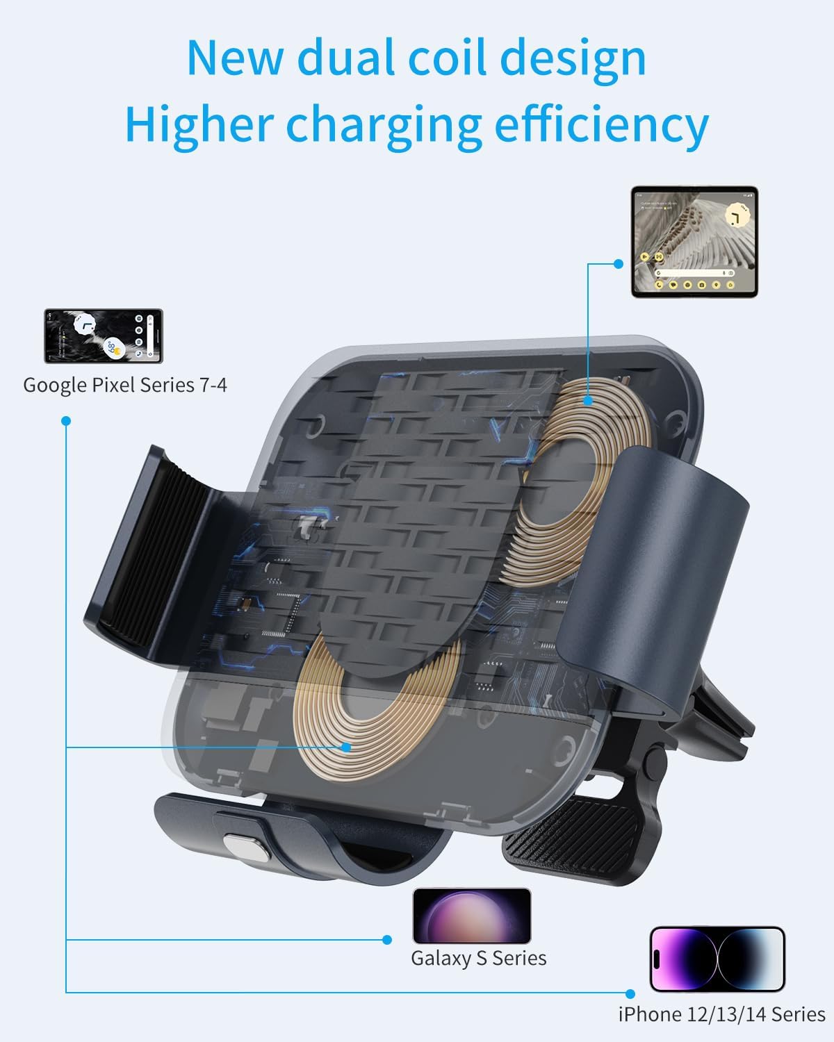 Wireless Car Charger For Pixel Fold Series