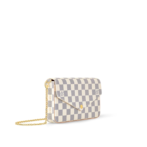 Felicie Pouch Checkered Beige