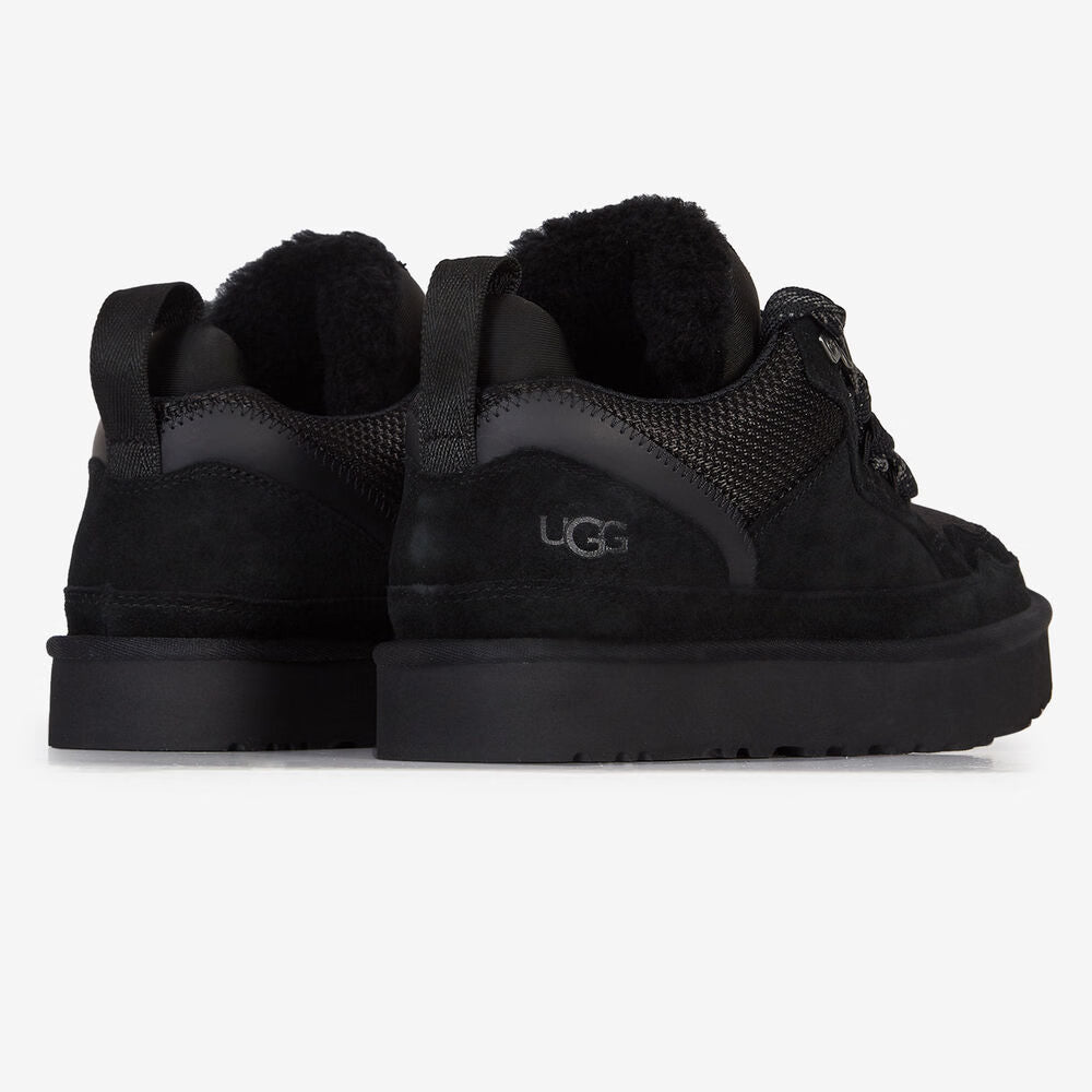 Suede Shearling Low Baskets - Black Edition