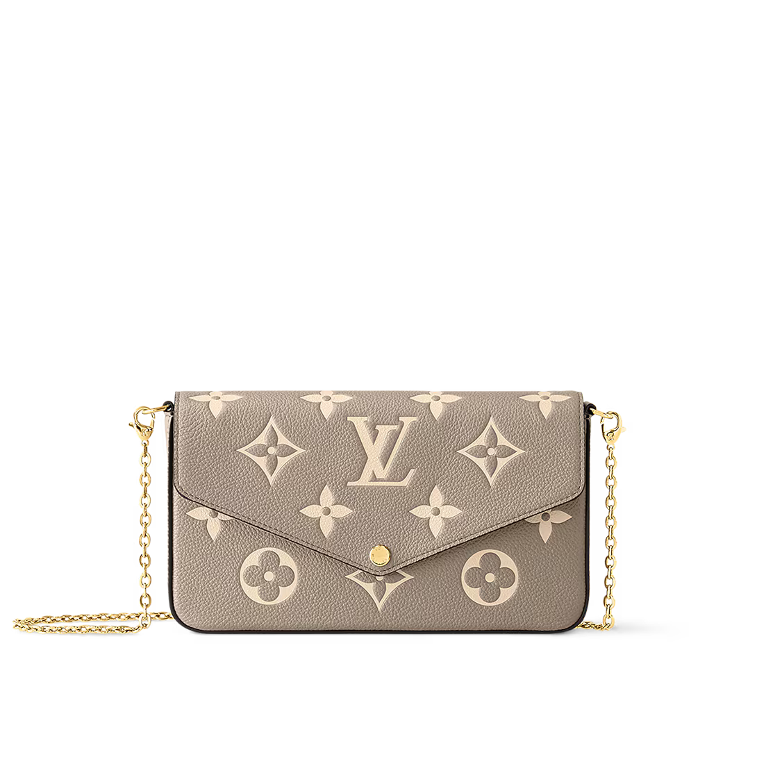 Felicie Pouch Monogram Cream