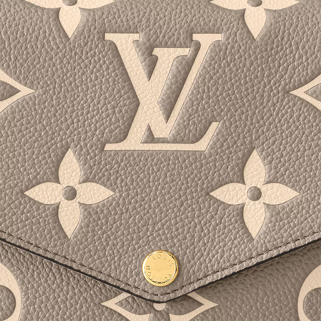 Felicie Pouch Monogram Cream