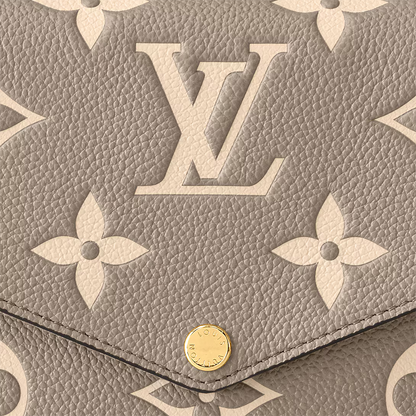 Felicie Pouch Monogram Cream