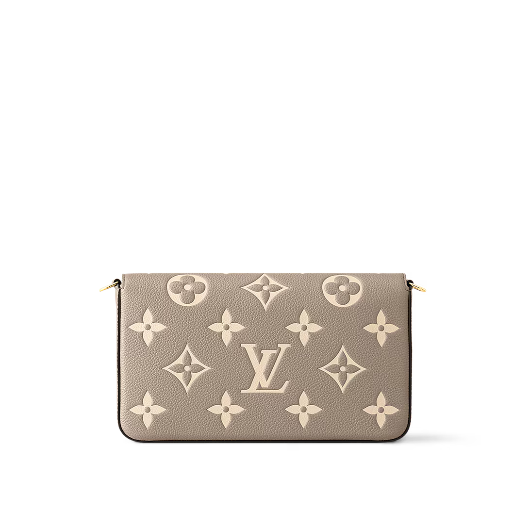 Felicie Pouch Monogram Cream