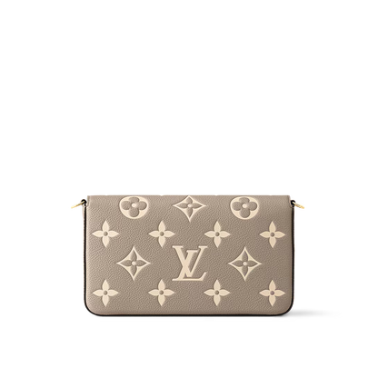 Felicie Pouch Monogram Cream
