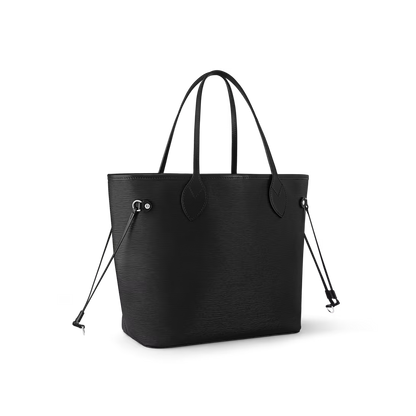 Never Full MM Black Epi Leather