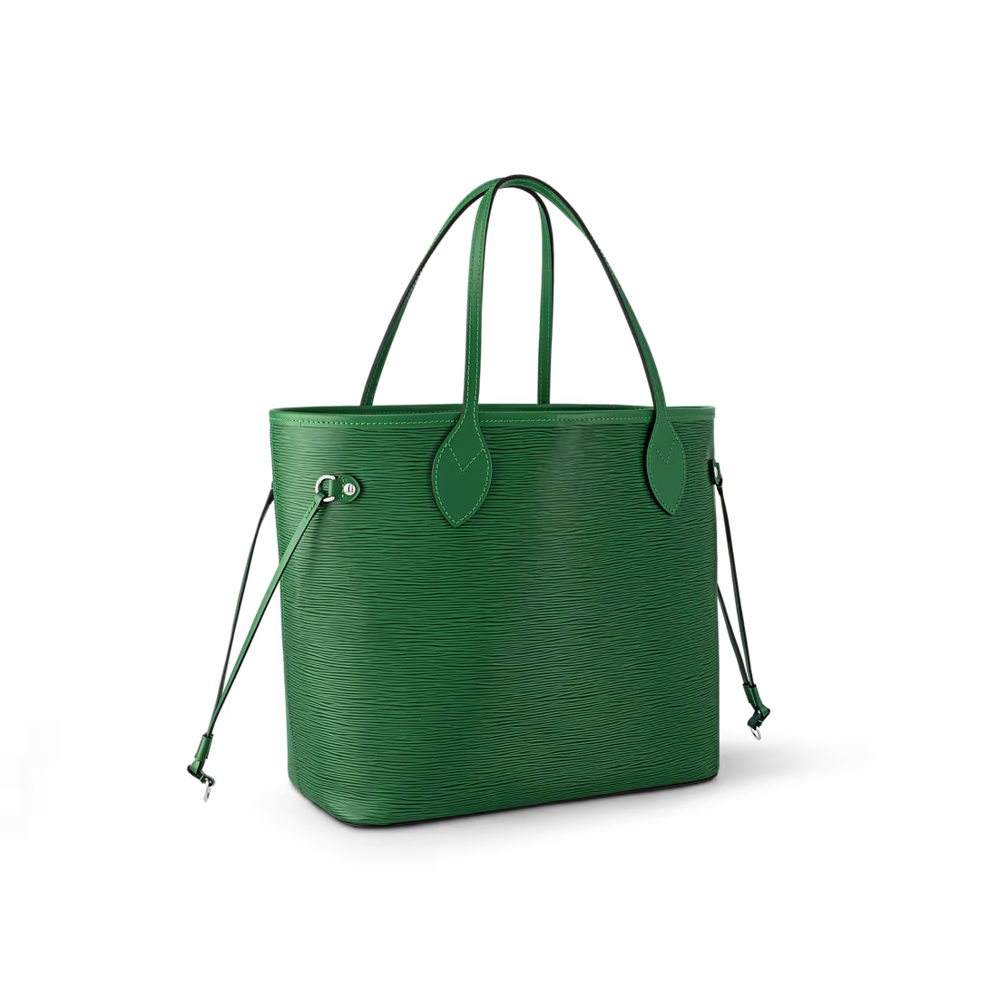 Never Full MM Green Epi Leather