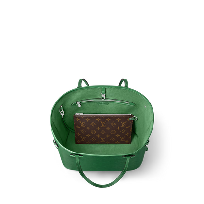 Never Full MM Green Epi Leather