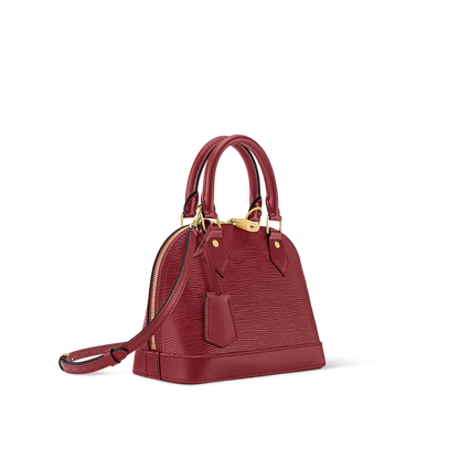 Alma BB Red Monogram Print