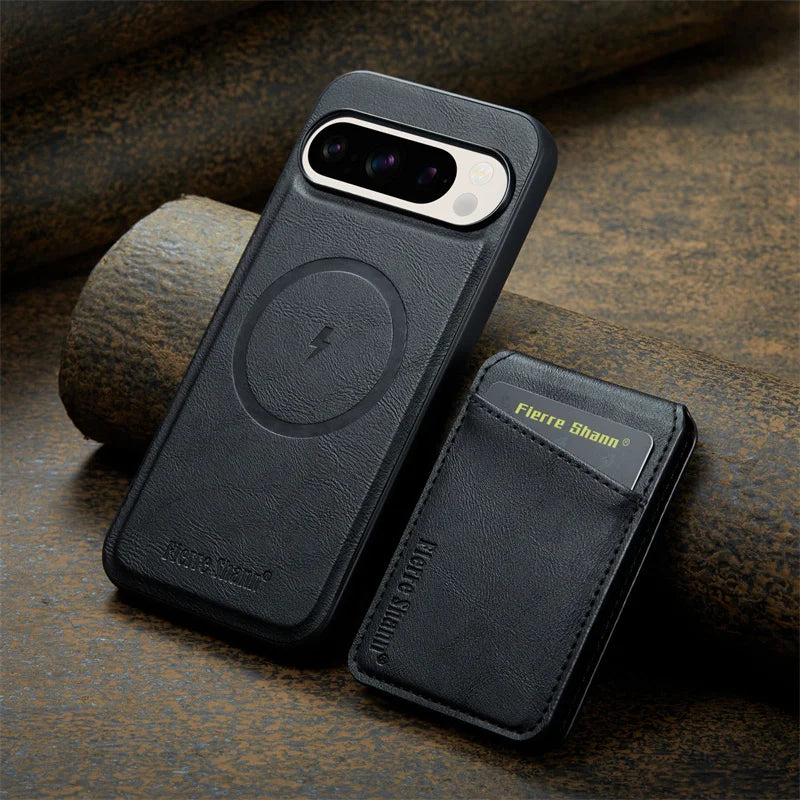 Leather Case with Wallet For Google Pixel Series
