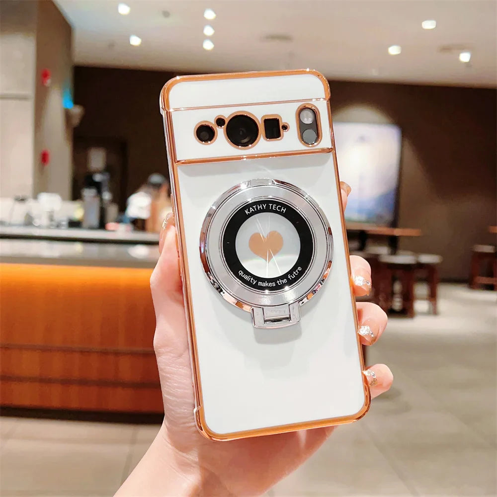 Shockproof Case with Magnetic Stand Holder For Google Pixel Series