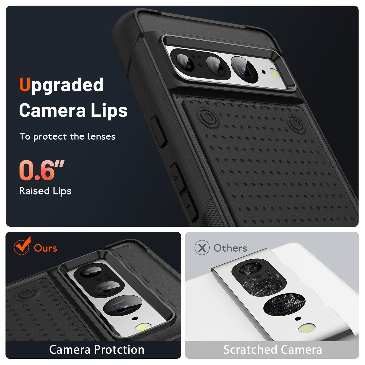 Shockproof Armor Cover For Google Pixel 7 Pro