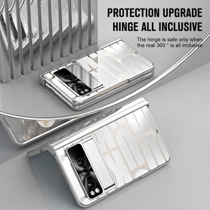Luxury Silver Google Pixel Fold Case