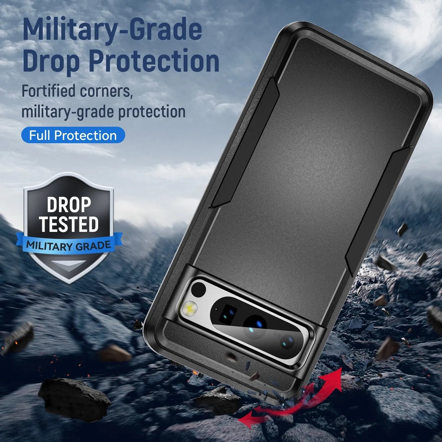 Shcokproof Matte Case for Google Pixel 8 Series