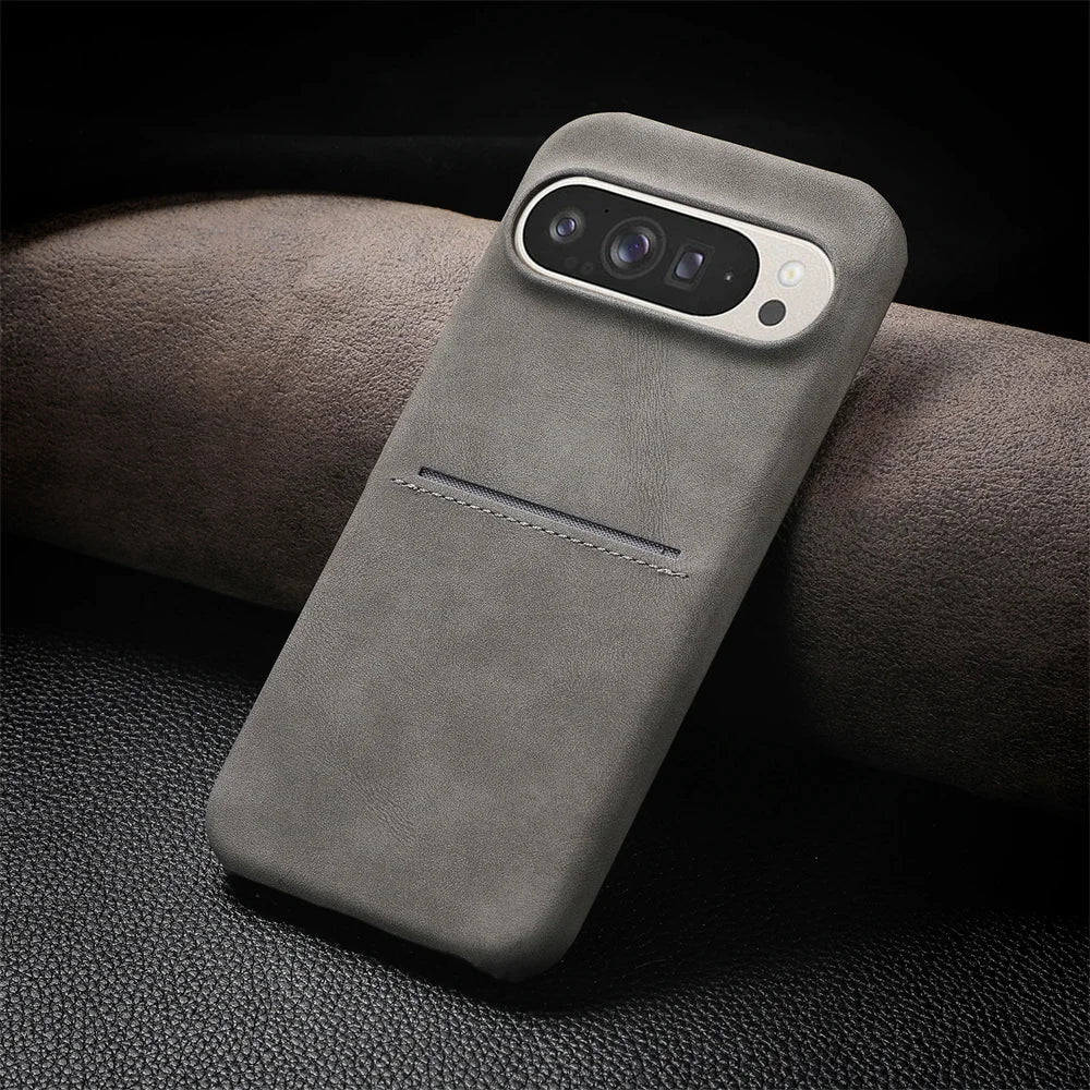 Leather Case with Card Slot For Google Pixel Series