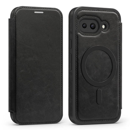 Magnetic Leather Case with Card Holder For Google Pixel Series