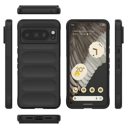 Shockproof Silicone Case with Lens Protection For Google Pixel 8 Series