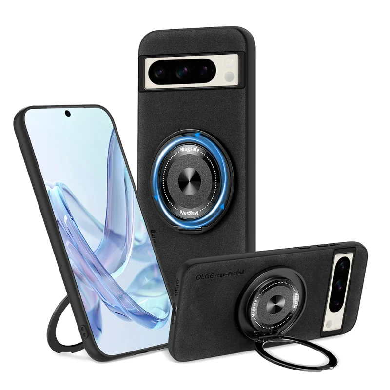 Leather Magnetic Case with Bracket