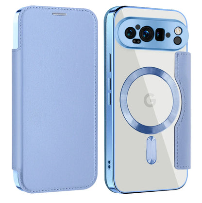 Leather Magsafe Case with Card Slot Holder For Pixel Series