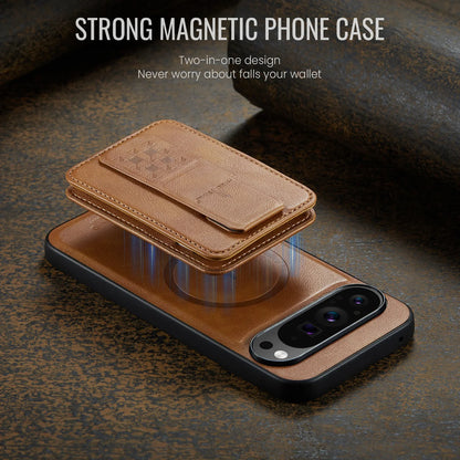 Leather Case with Detachable Magnetic Wallet For Pixel Series