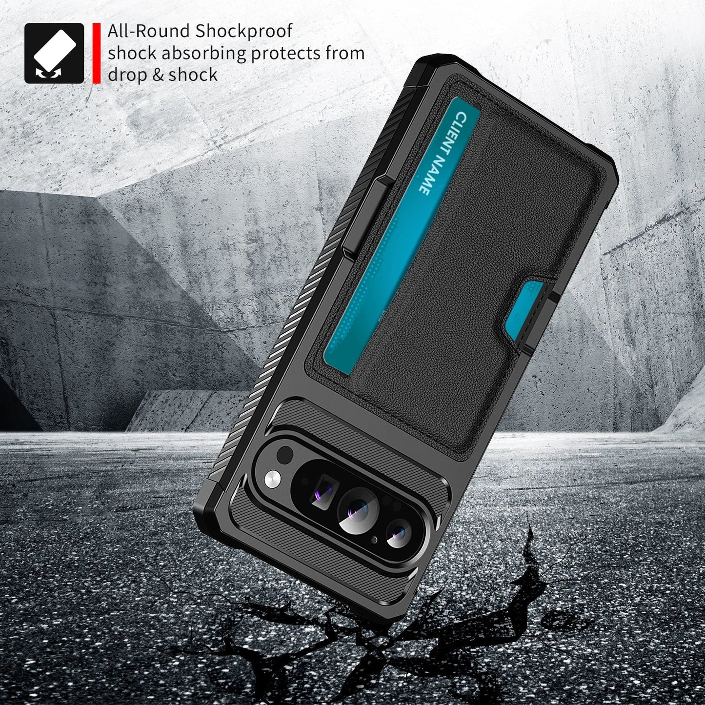 Leather Wallet Case For Google Pixel Series