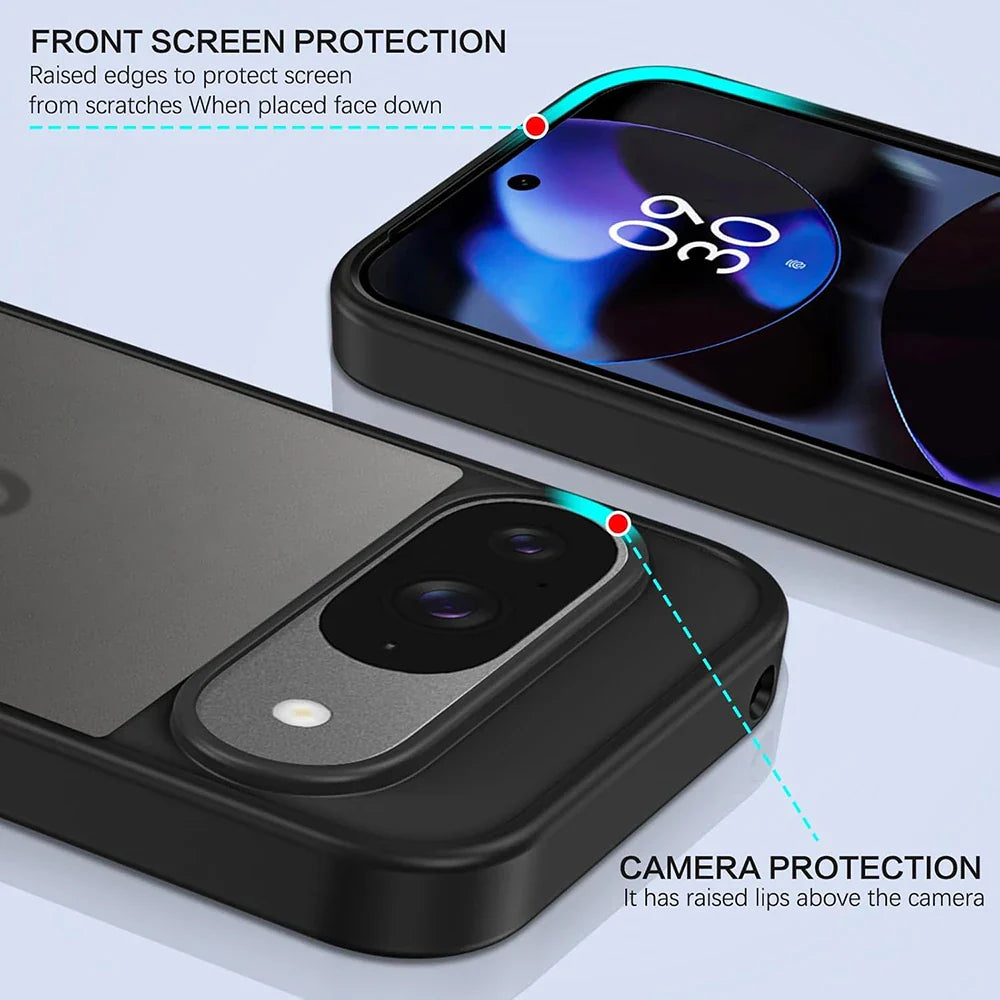 Transparent Shockproof Case For Google Pixel 9a