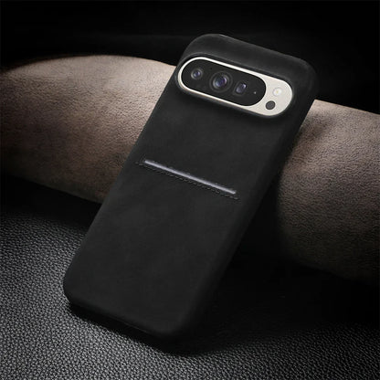 Card Slot Leather Case For Google Pixel Series