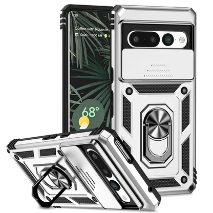 Shockproof Case with Slide Camera Protection For Google Pixel Series