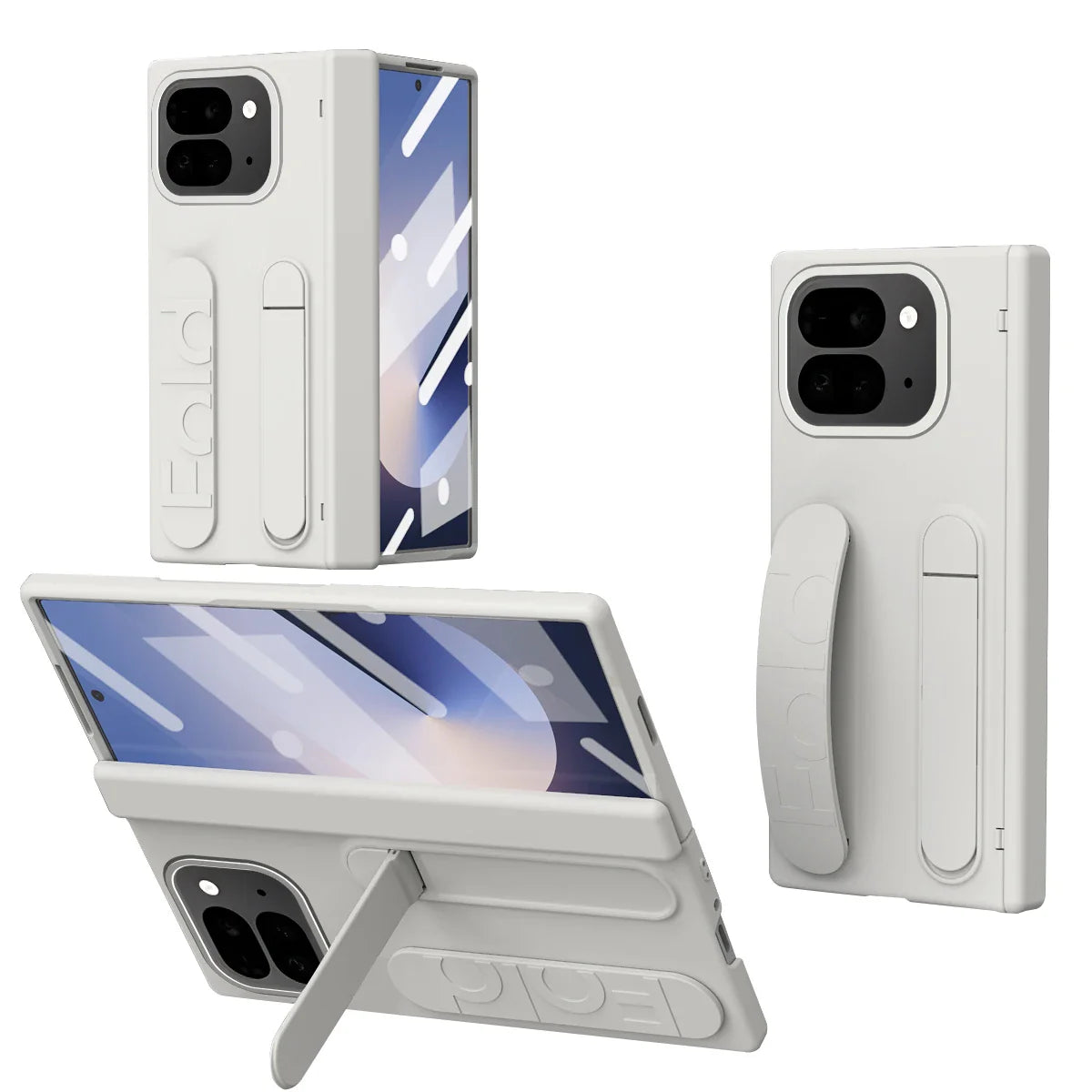 Shockproof Case with Strap & Stand For Google Pixel 9 Pro Fold