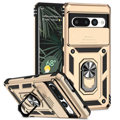 Shockproof Case with Slide Camera Protection For Google Pixel Series