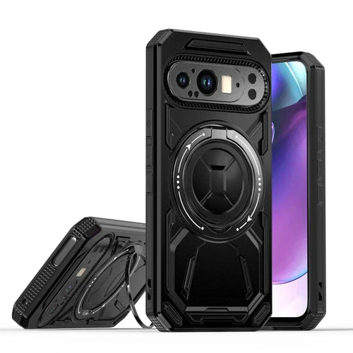 Magnetic Armor Case with Ring for Google Pixel 9 Series