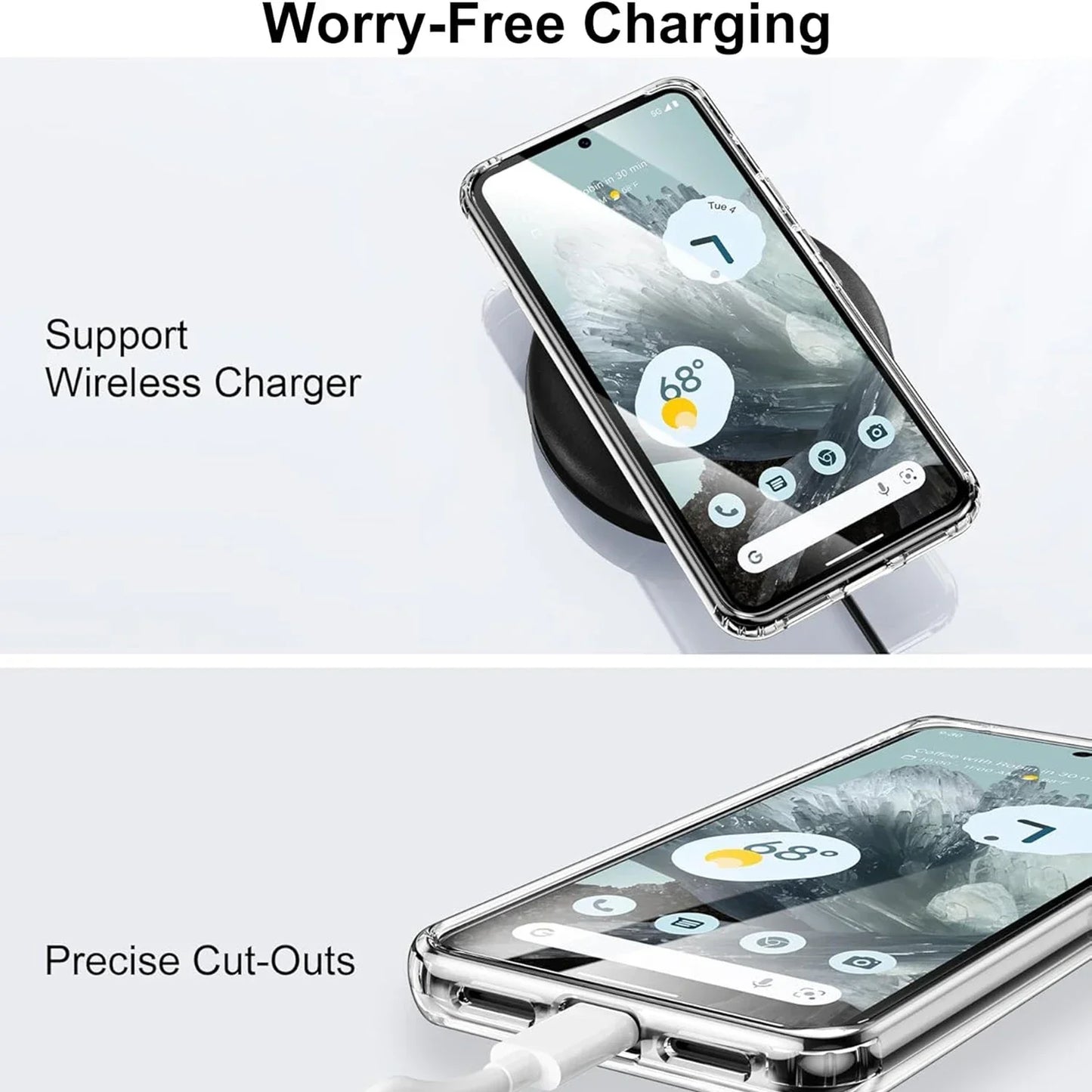 Transparent Magsafe Case For Google Pixel Series