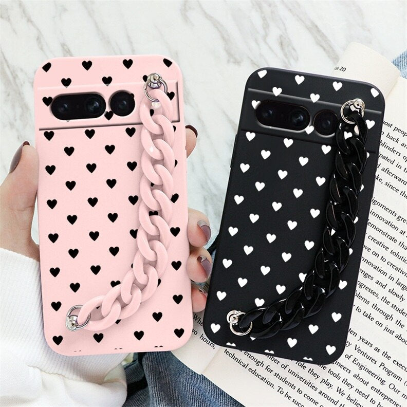 Flowers Silicone Matte Cover For Google Pixel 7 Pro