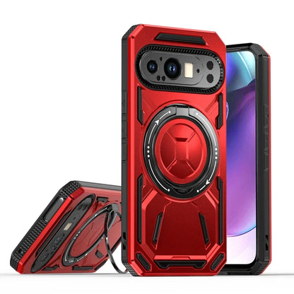 Magnetic Armor Case with Ring for Google Pixel 9 Series