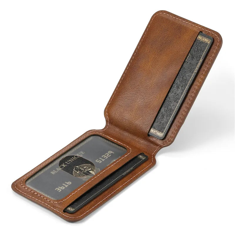 Leather Magsafe Case with Wallet For Pixel Series