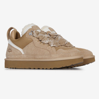 Suede Shearling Low Baskets - Sand Edition