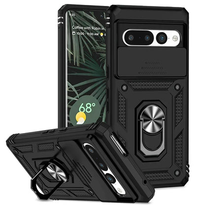 Shockproof Case with Slide Camera Protection For Google Pixel Series