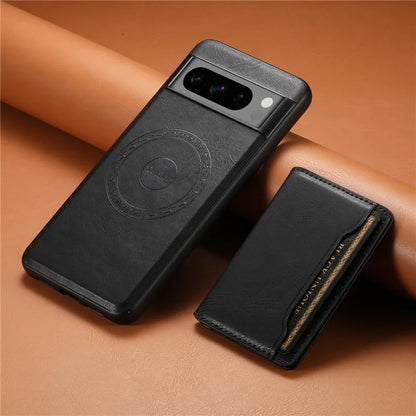 Magnetic Leather Case with Wallet For Google Pixel Series