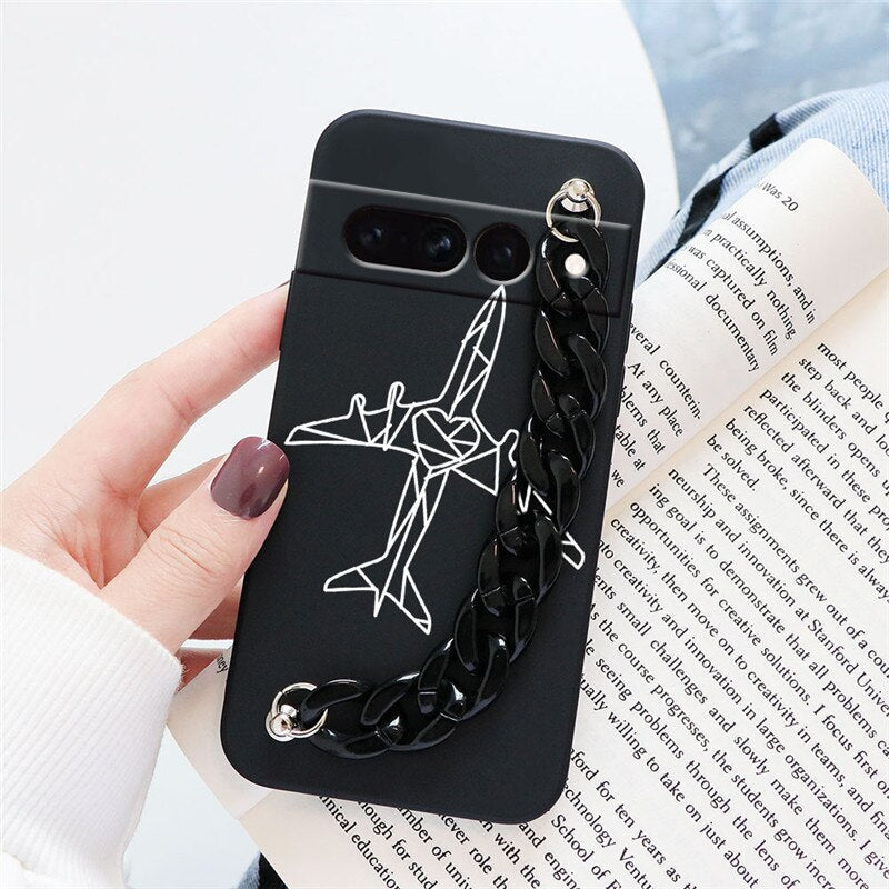 Flowers Silicone Matte Cover For Google Pixel 7 Pro