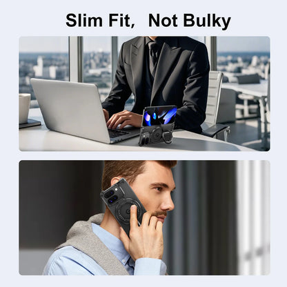 Magnetic Frameless Case & Rotatable Stand