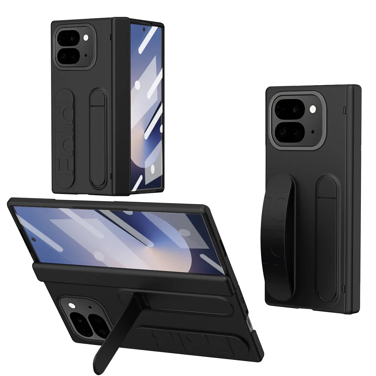 Shockproof Case with Strap & Stand For Google Pixel 9 Pro Fold