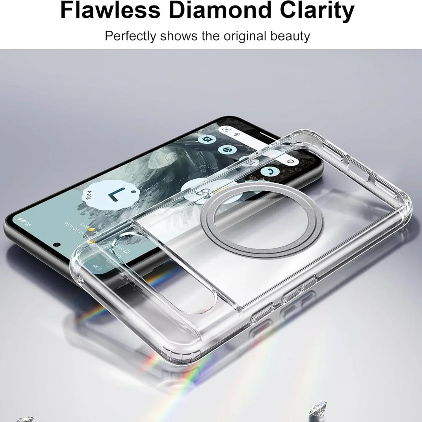 Transparent Magsafe Case For Google Pixel Series