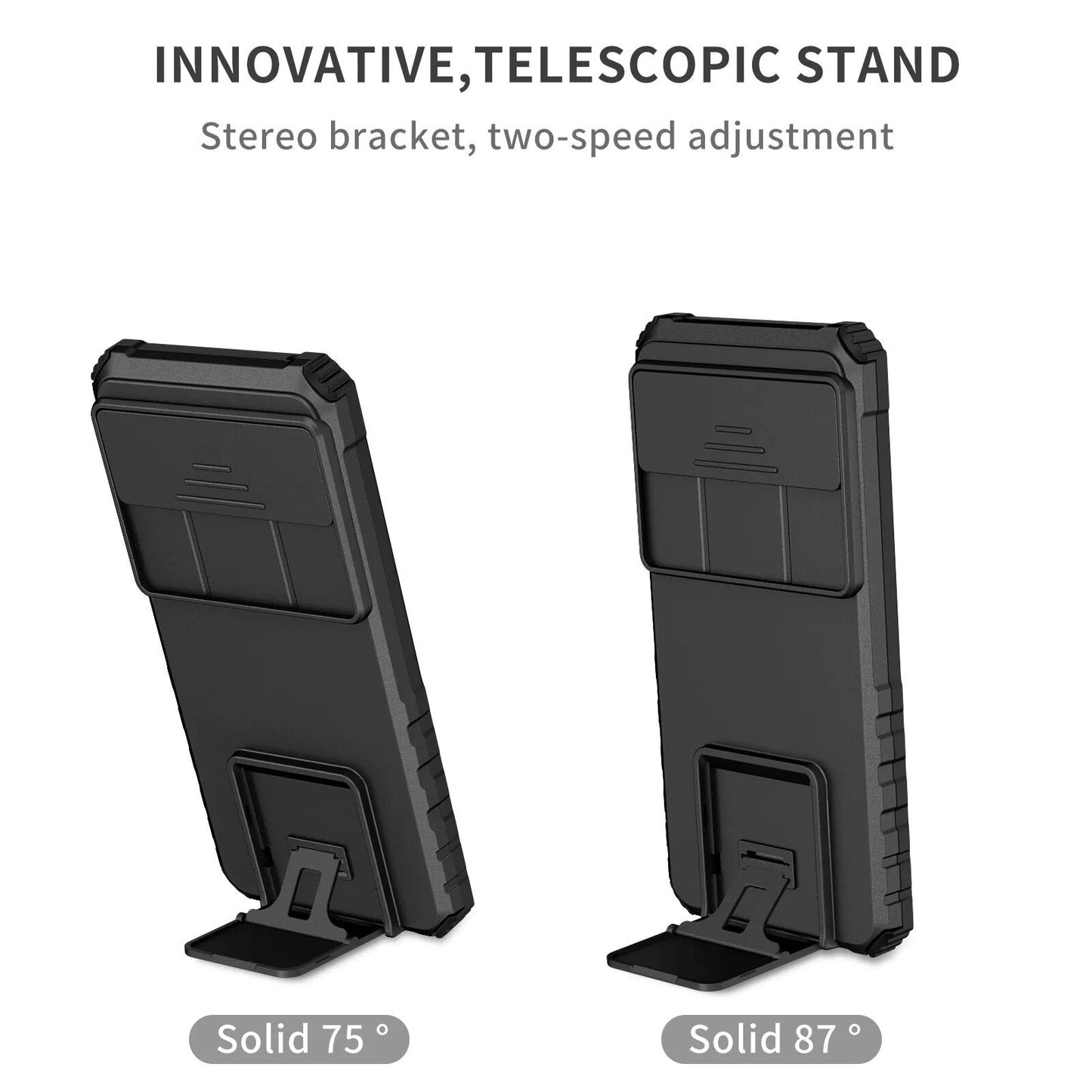 Shockproof Case with Stand Bracket For Google Pixel 8 Series