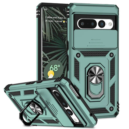 Shockproof Case with Slide Camera Protection For Google Pixel Series