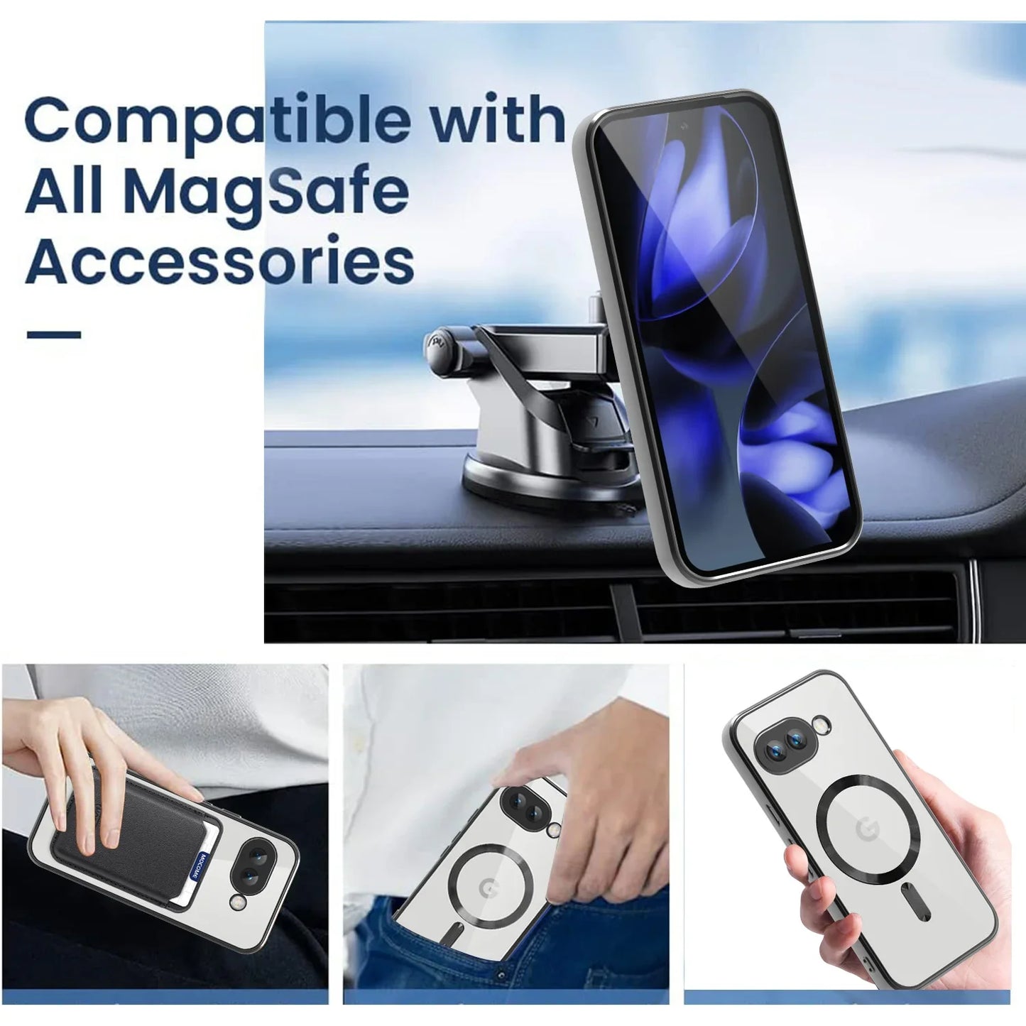 Magnetic Case with Wallet