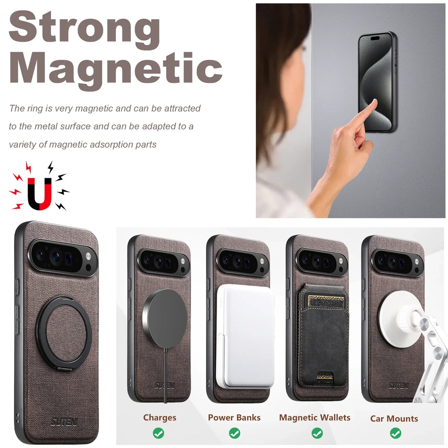 Fabric Case with 360° Ring Bracket